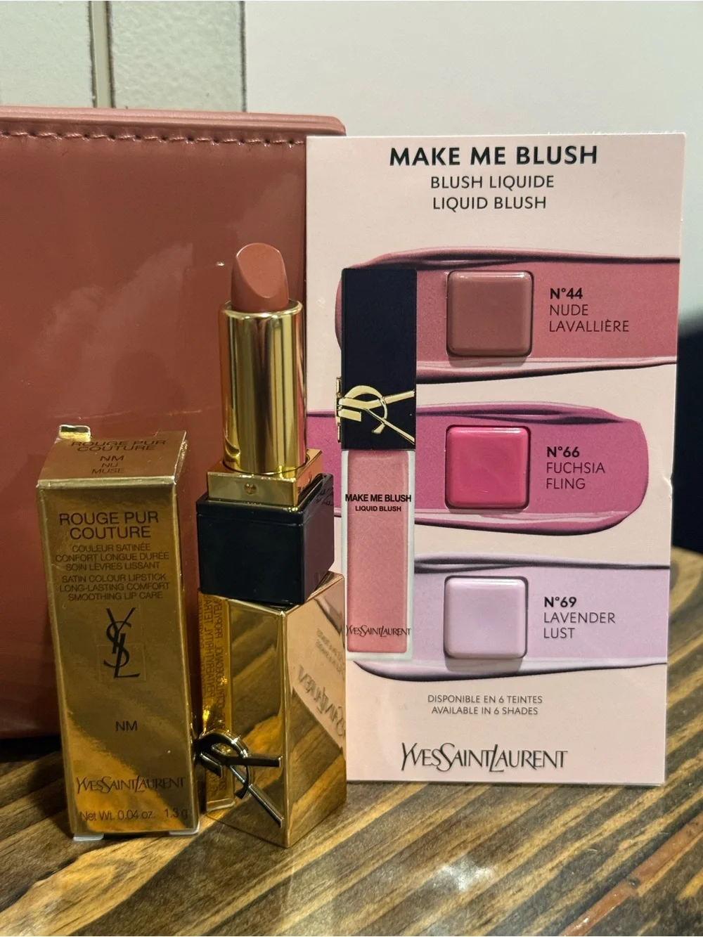 Yves Saint Laurent beauty bag bundle